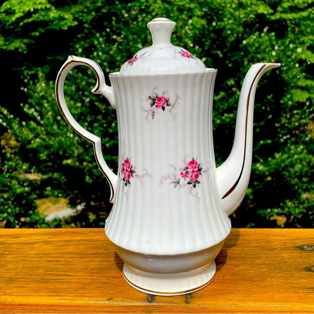 Hammersley Spode Bone China Princess House Windsor Rose Coffee Pot England